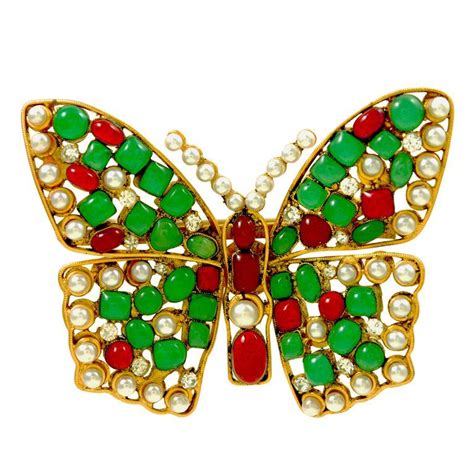 chanel butterfly brooch|Chanel costume jewelry.